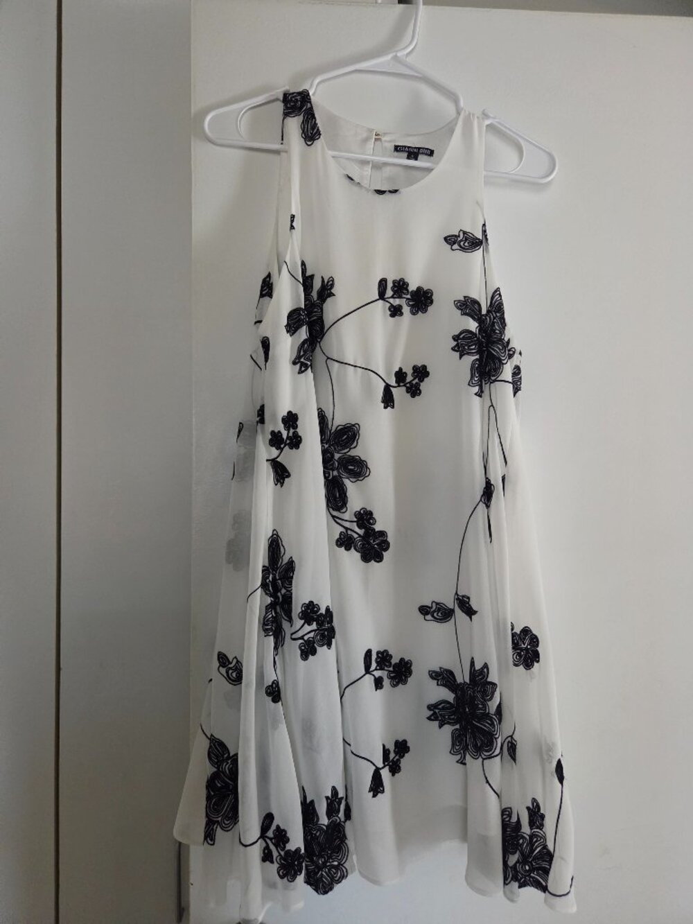 Gianni Bini Black and White Dress, with Lace